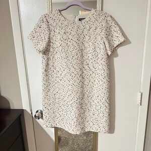 Tweed t-shirt style dress